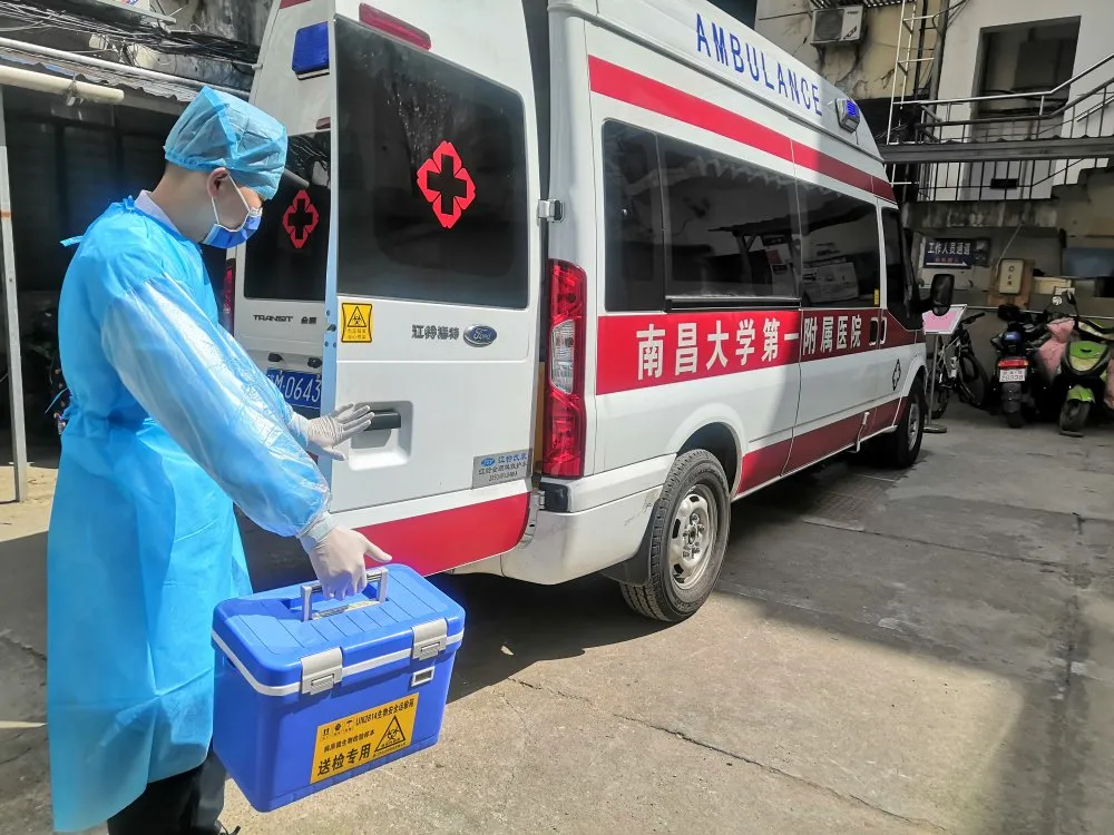 必发9988集团开展赣通码核酸检测登记平台使用和采样演练